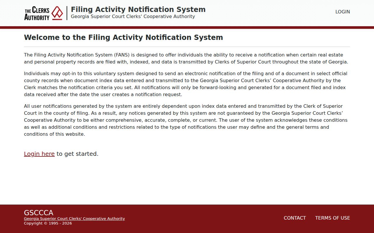 Cobb County neighbors property filing alert service