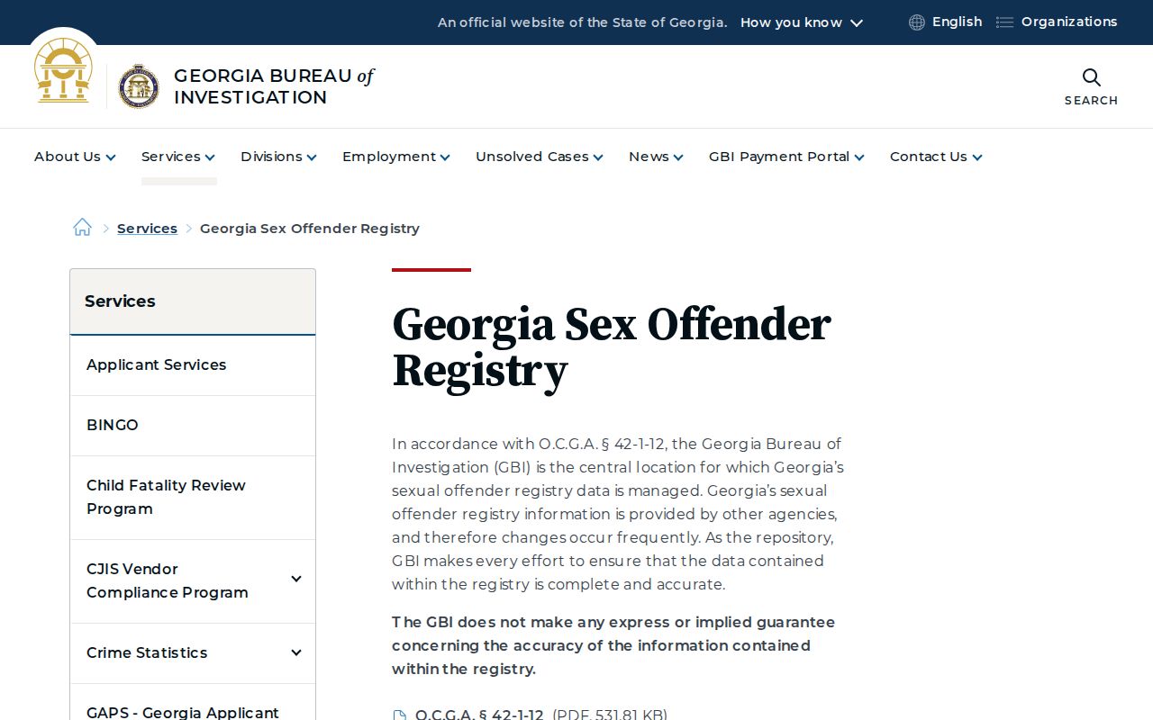 Cobb County resident lookup through Georgia registry
