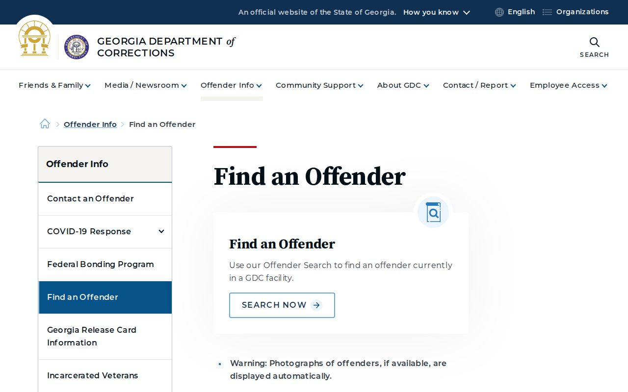 Cobb County resident lookup in Georgia offender search